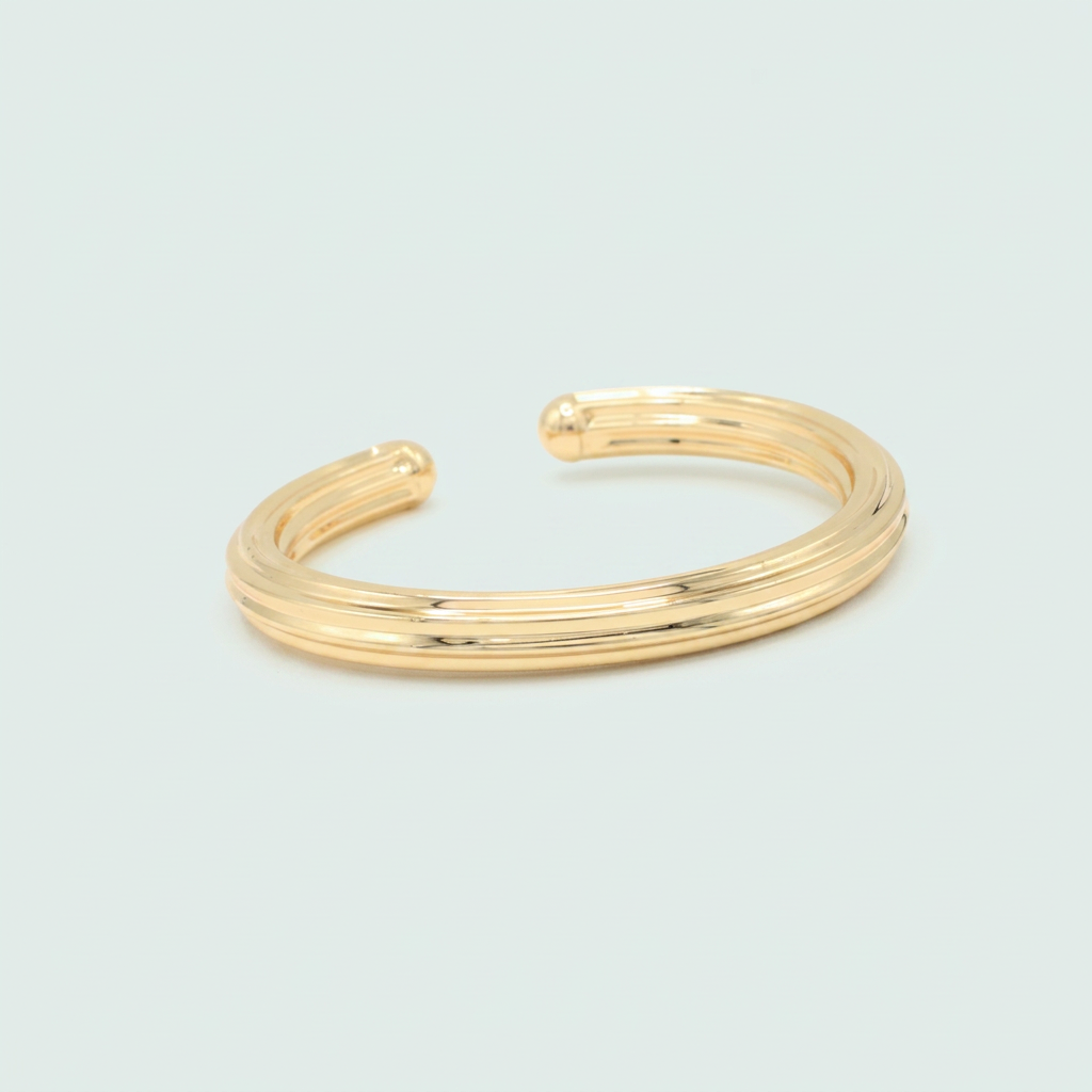 Aro de Oro Laminado Lineas mod. 1513