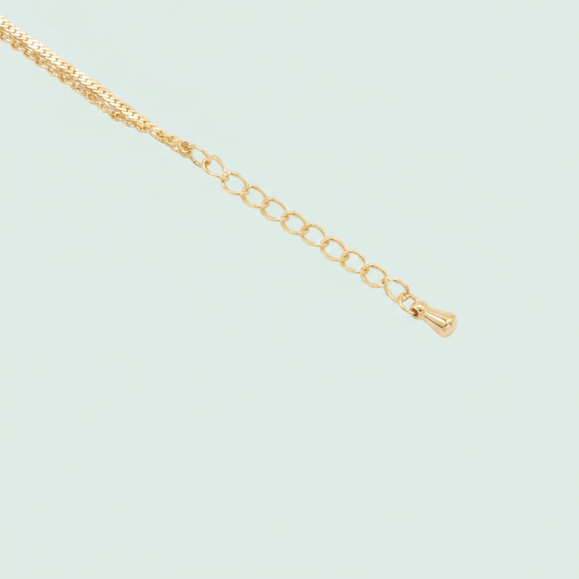 Pulsera de Goldfilled con Zirconia Colgantes mod. 1245