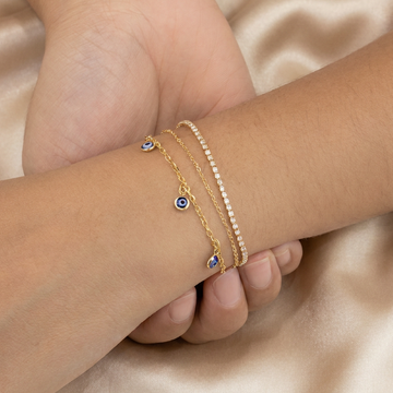 Pulsera de Goldfilled Ojos Turcos mod. 1150