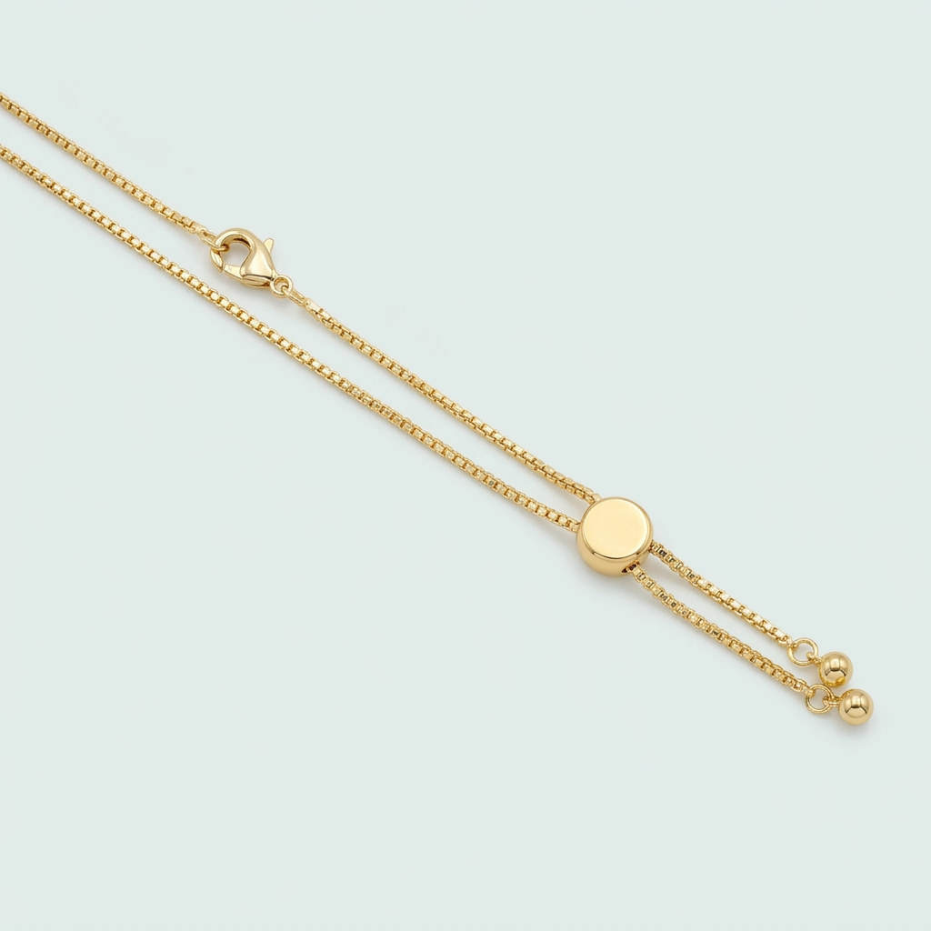 Gargantilla de Joyería de Goldfilled con Diseño de Estrellas Colgantes y Zirconia mod. 1112