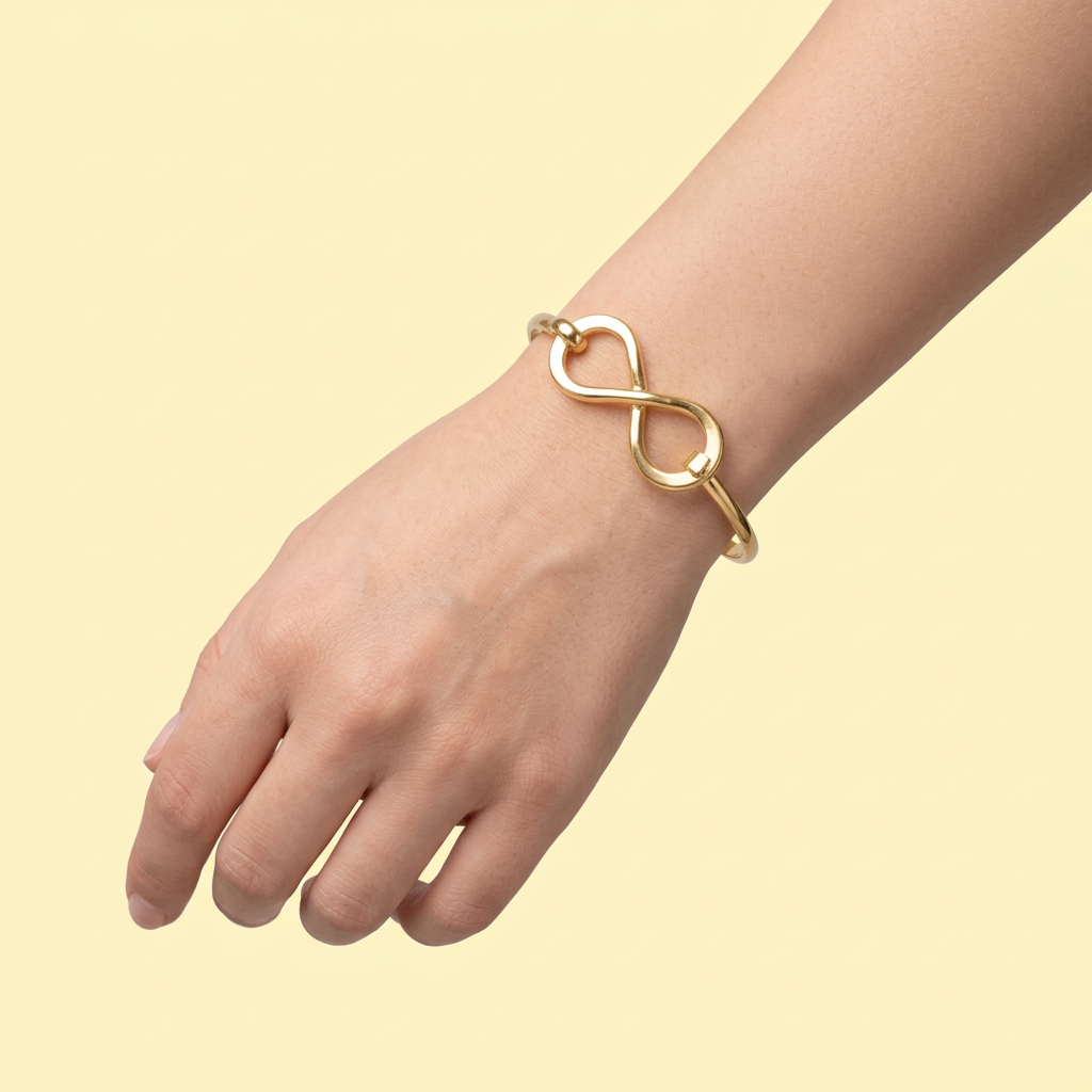 Aro de Oro Laminado Infinito mod. 1521