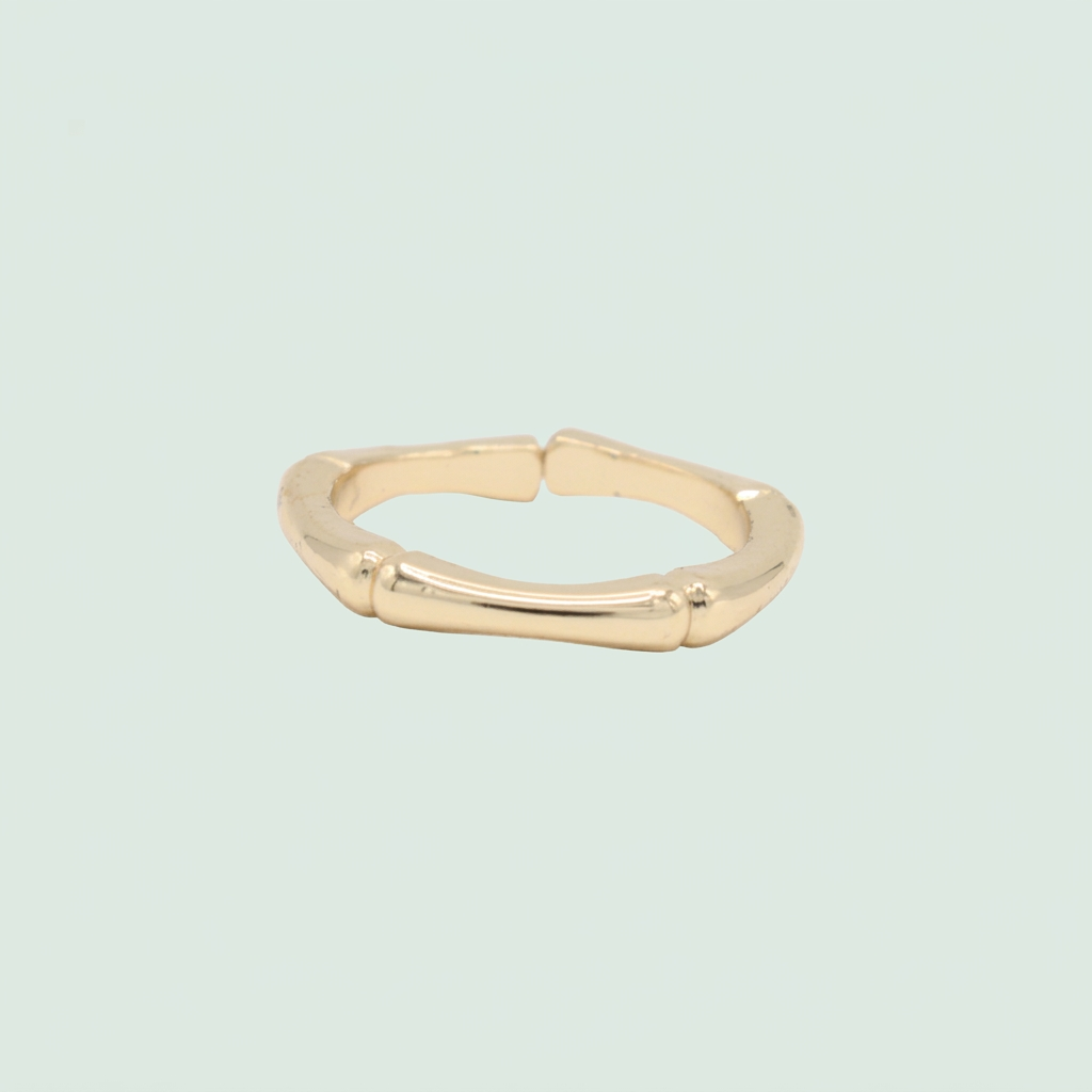 Anillo de Goldfilled con Diseño de Hueso  mod. 1407