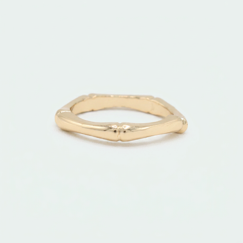 Anillo de Goldfilled con Diseño de Hueso  mod. 1407