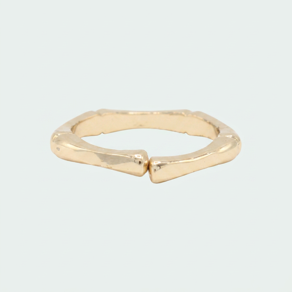 Anillo de Goldfilled con Diseño de Hueso  mod. 1407