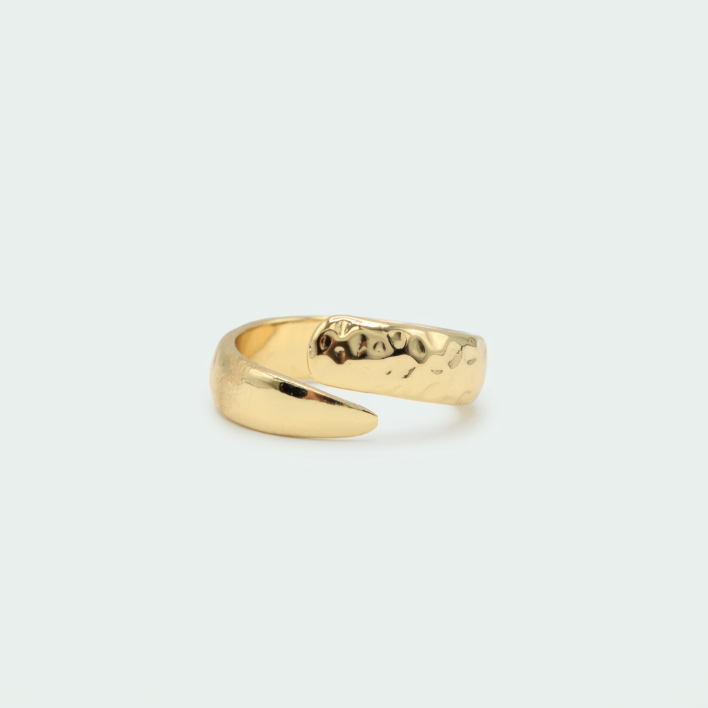 Anillo de Oro Laminado con Diseño Abierto y Calado mod. 1309