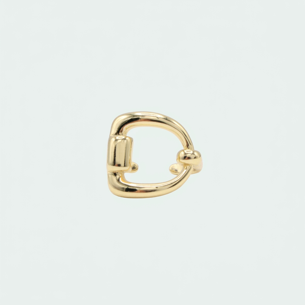 Anillo de Goldfilled con Diseño de Broche mod. 1316