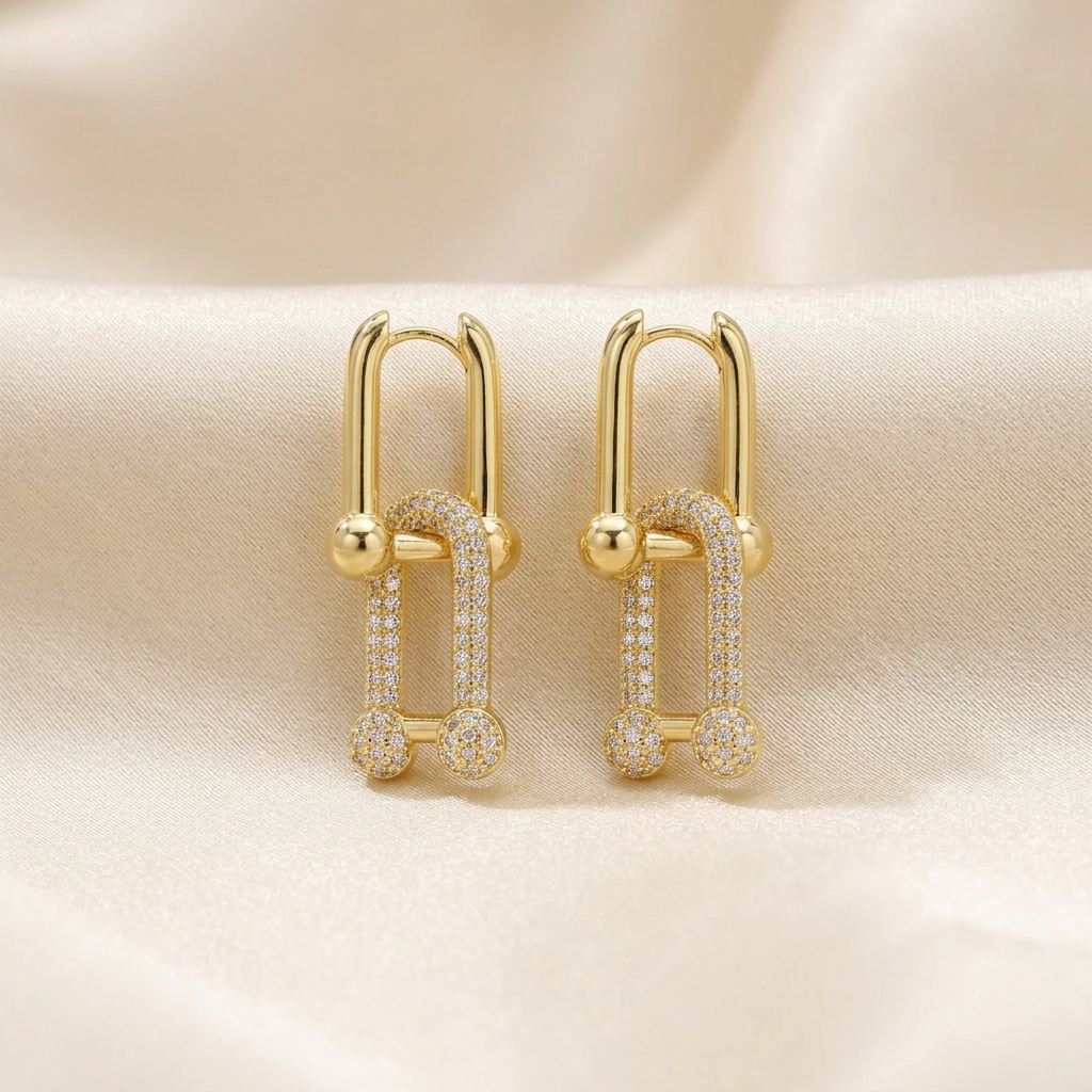 Set de Joyería de Goldfilled Diseño Paper mod. 7092