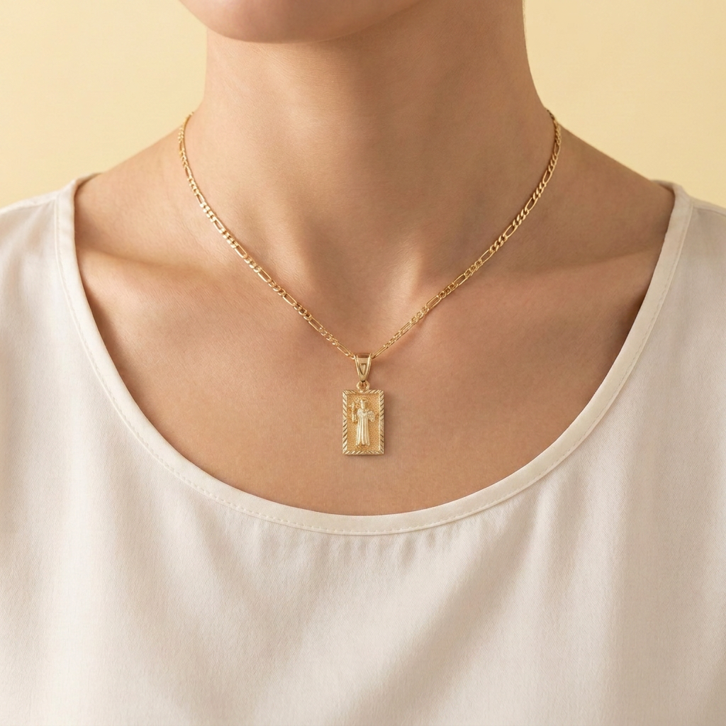 Medalla de Goldfilled de San Benito mod. 1329