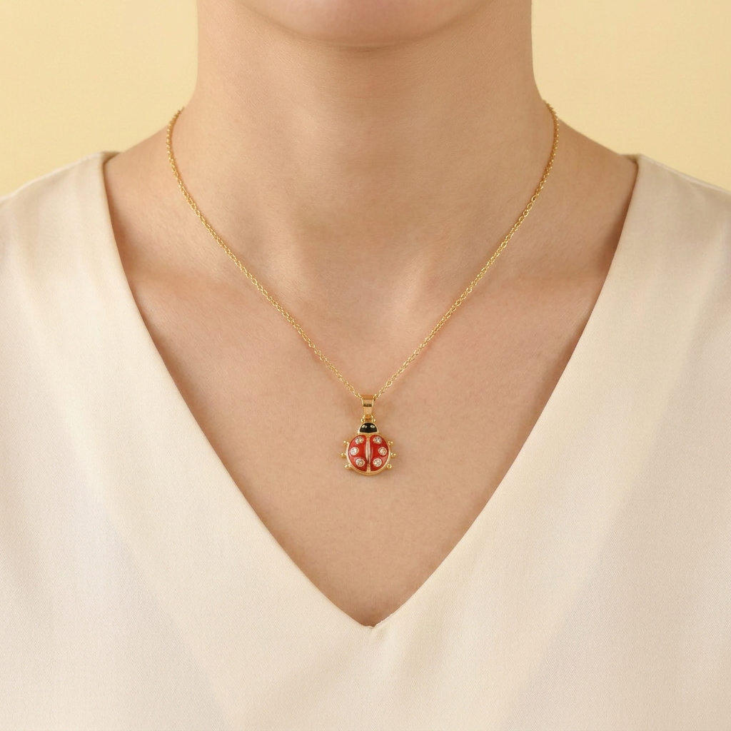 Dije de Goldfilled de Mariquita y Zirconia mod. 1333