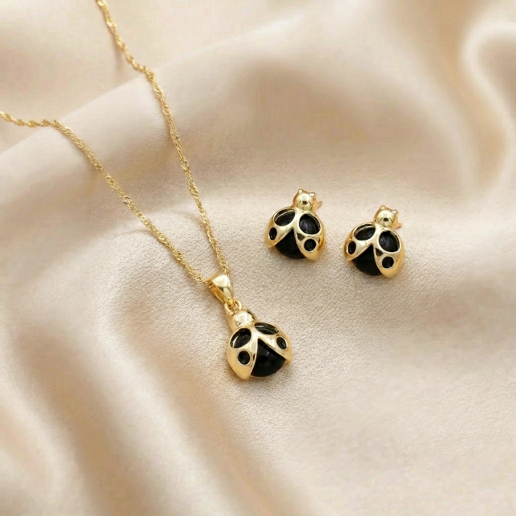 Set de Joyería de Goldfilled Diseño Catarina mod. 7108