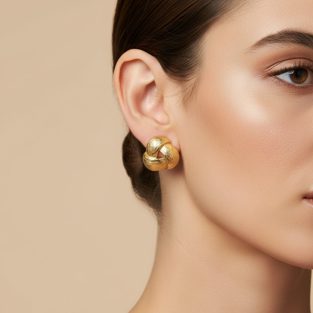 Paquete Arete de Goldfiled 3pz Enlace Triangular mod. 15002