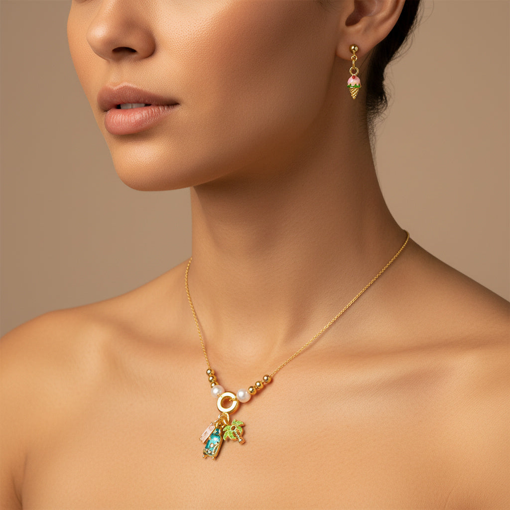 Set de Joyería de Goldfilled Traveler mod. 7060