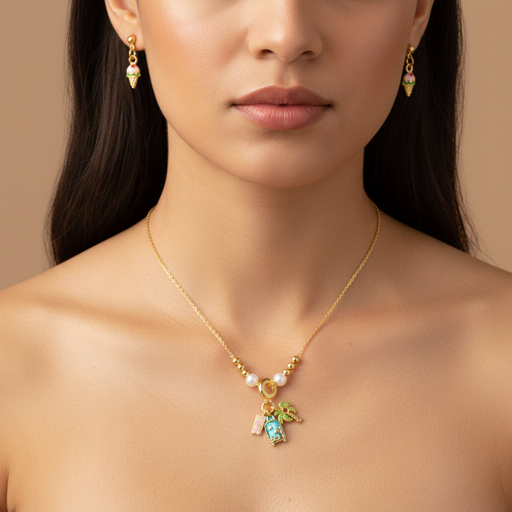 Set de Joyería de Goldfilled Traveler mod. 7060