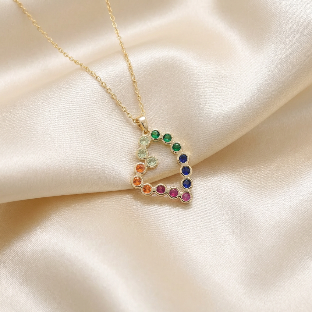 Set de Joyería de Goldfilled Corazón mod. 7068