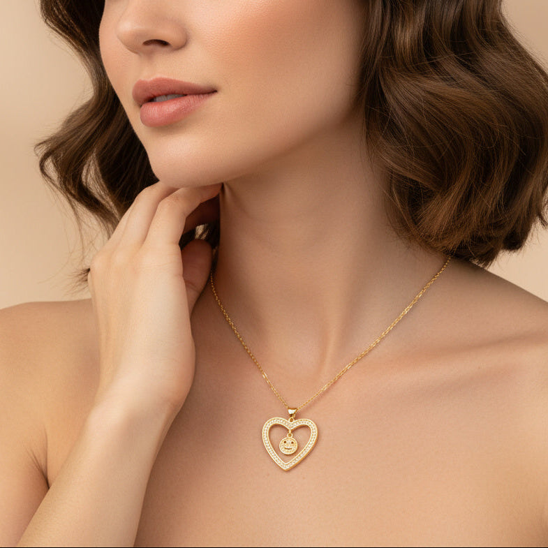Gargantilla de Goldfilled Corazón Elegante mod. 5025