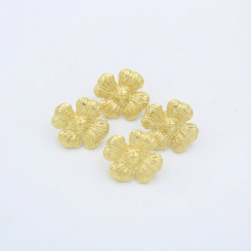 Paquete  Arete de Goldfiled 2pz Flor mod. 15007