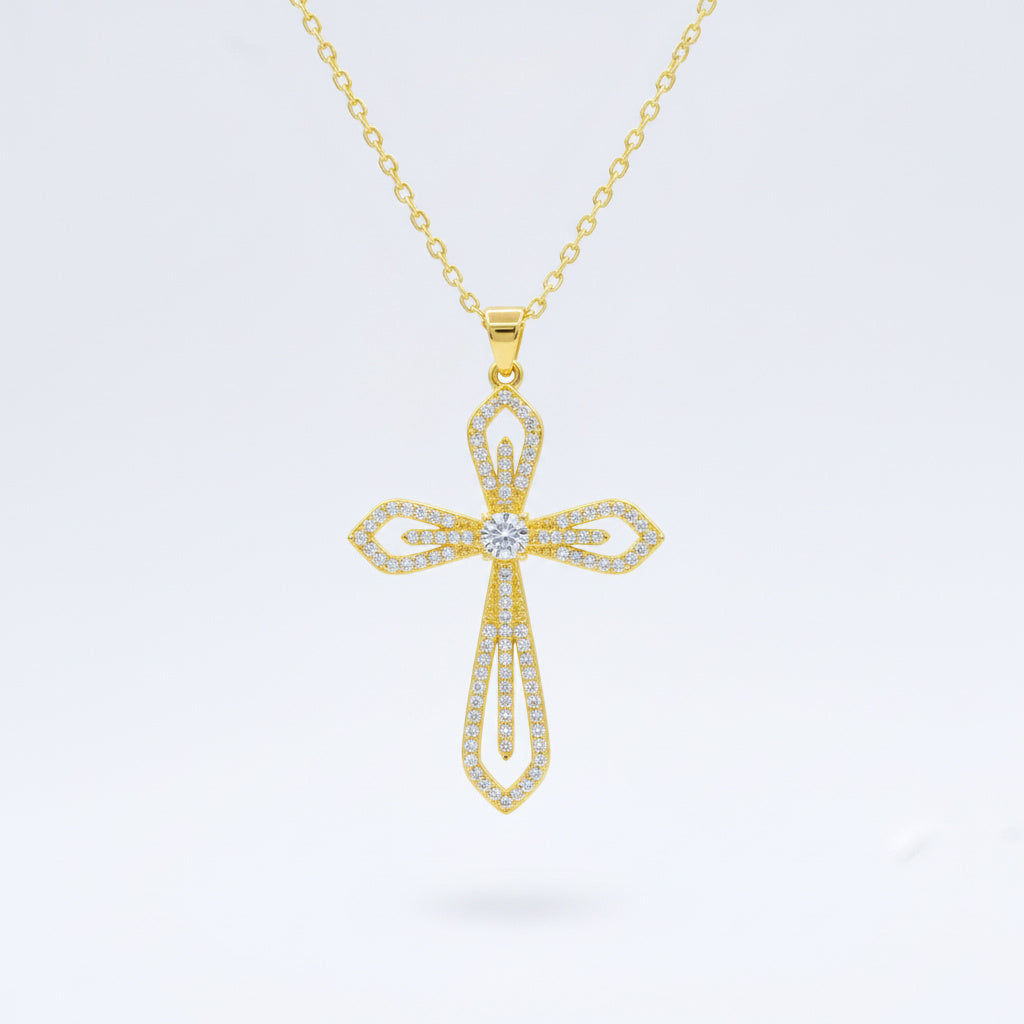 Gargantilla de Goldfilled con Cruz mod. 5027