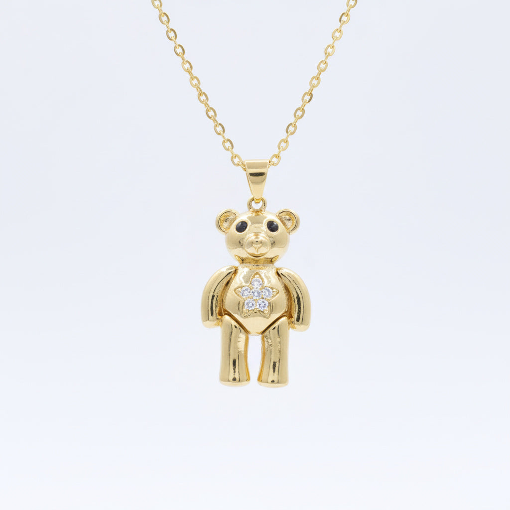 Gargantilla de Goldfilled Osito Brillante mod. 5024