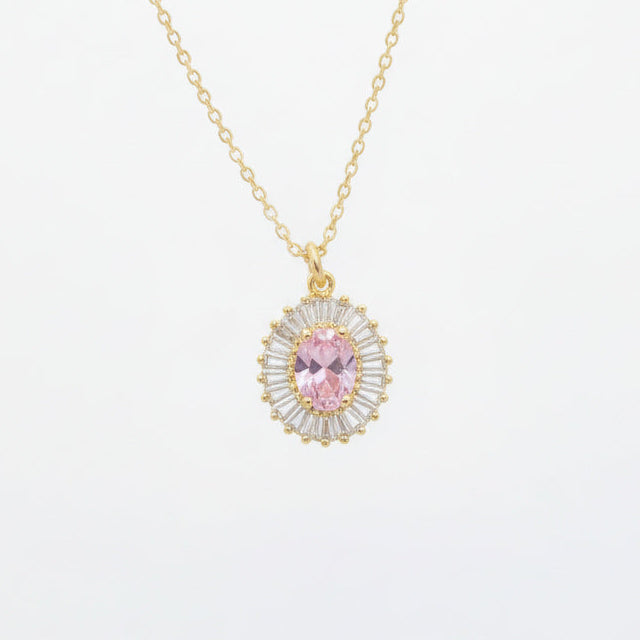 Gargantilla de Goldfilled Flor de Zirconias mod. 5021