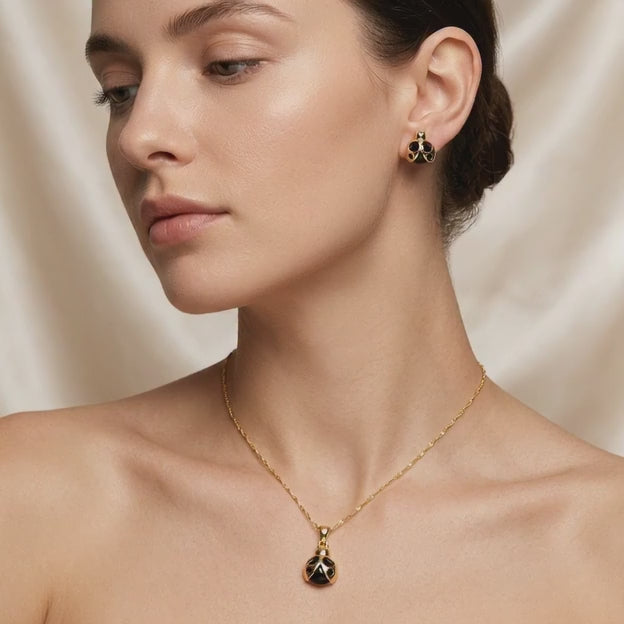 Set de Joyería de Goldfilled Diseño Catarina mod. 7108