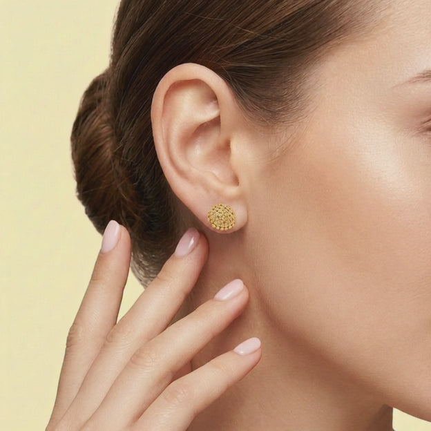 Arete de Goldfilled Circular Elegante  mod. 1135