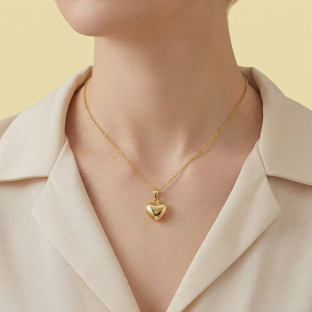 Dije de Oro Laminado Corazón Liso mod. 1431