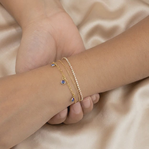 Pulsera de Goldfilled Ojos Turcos mod. 1150