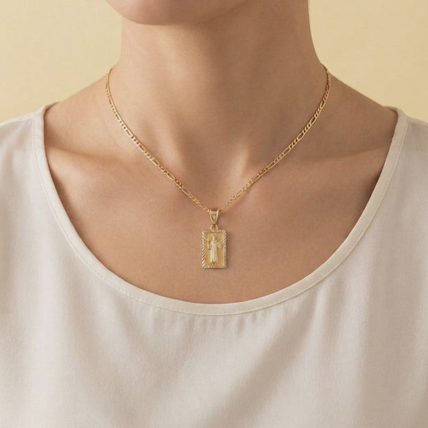 Medalla de Goldfilled de San Benito mod. 1329