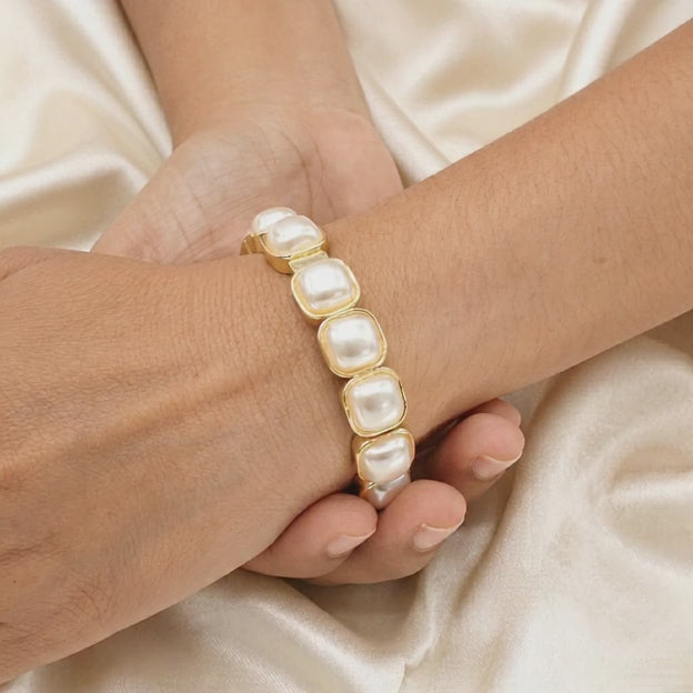 Aro de Goldfilled Eslabones de Perla mod. 4032