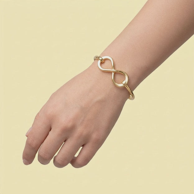 Aro de Oro Laminado Infinito mod. 1521