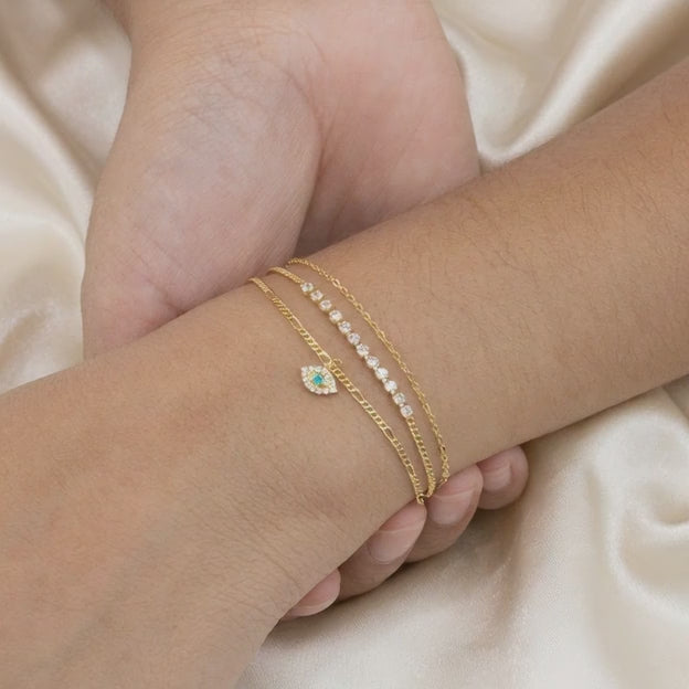 Pulsera de Goldfilled Ojo Turco mod. 1142